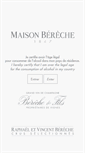 Mobile Screenshot of champagne-bereche-et-fils.com